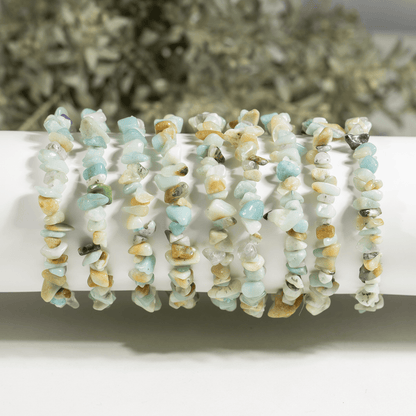 Amazonite Chip Bracelet(Communication and Adventures)  DestGlow