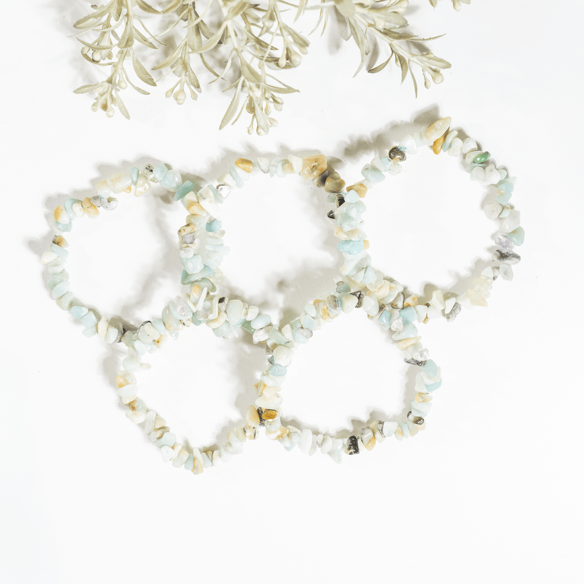 Amazonite Chip Bracelet(Communication and Adventures)  DestGlow