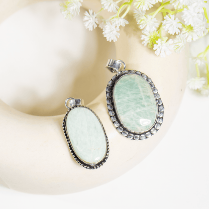 Amazonite Pendants – Natural Crystal Pendants Healing Gemstone Pendants  DestGlow