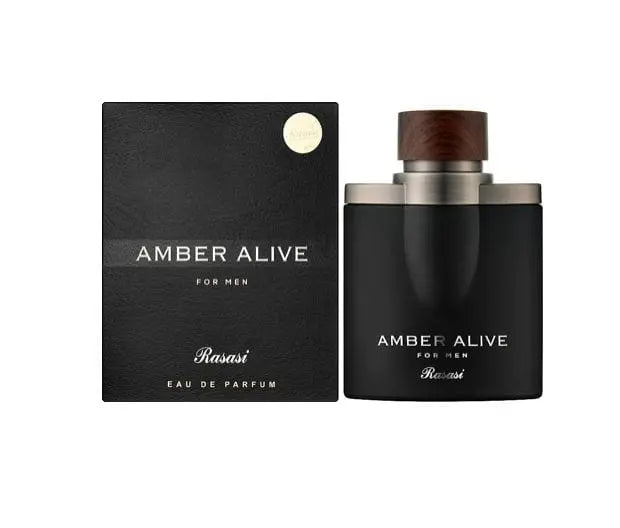 Amber Alive By Rasasi For Men 3.3 oz Eau De Parfum Spray by perfumesandrea