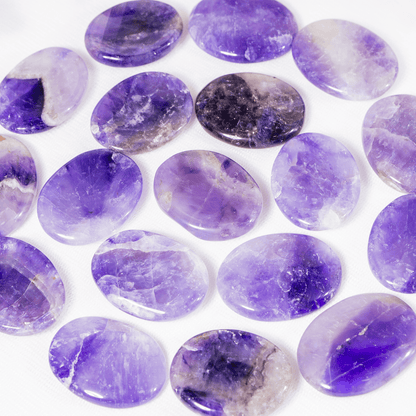 Amethyst Worry Pocket Stones  DestGlow