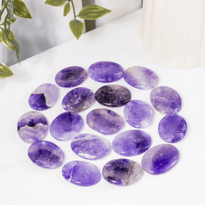 Amethyst Worry Pocket Stones  DestGlow
