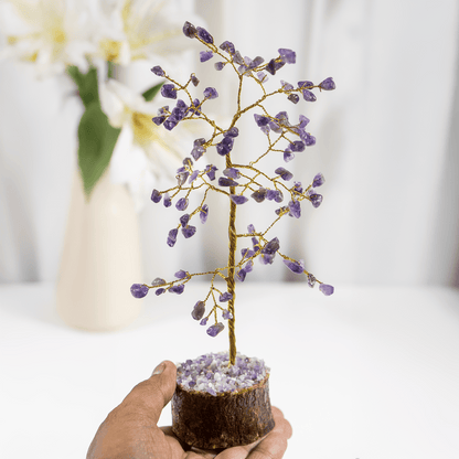 Amethyst Crystal Tree (Anxiety Relief and Breaking Addictions)  DestGlow
