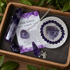 Amethyst Crystal Gift Set For Emotional Support and Protection, Real Polished Gemstones.  DestGlow