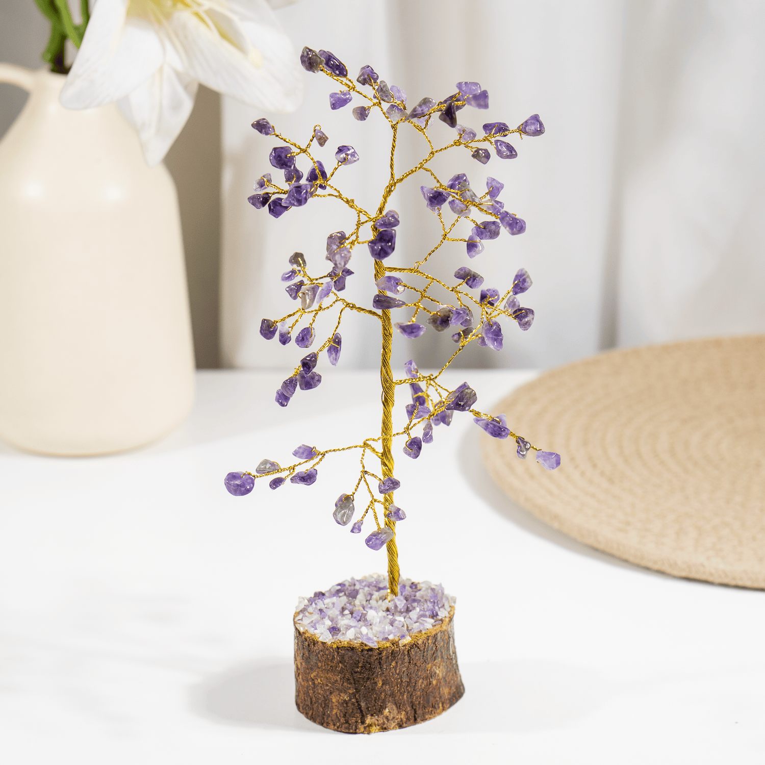 Amethyst Crystal Tree (Anxiety Relief and Breaking Addictions)  DestGlow