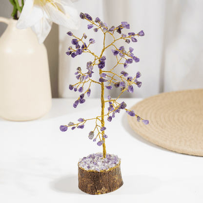 Amethyst Crystal Tree (Anxiety Relief and Breaking Addictions)  DestGlow