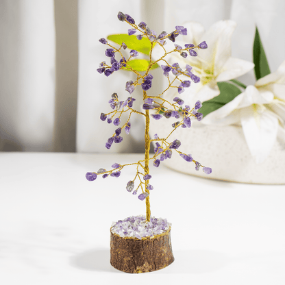 Amethyst Crystal Tree (Anxiety Relief and Breaking Addictions)  DestGlow