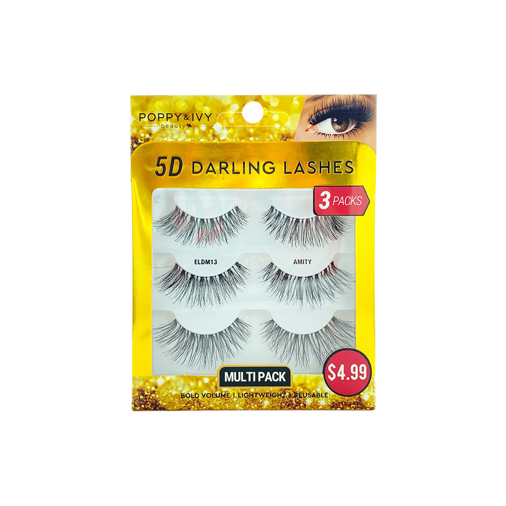 ABSOLUTE Poppy &amp; Ivy 5D Darling Lashes (3-Pack) - Amity - accessories