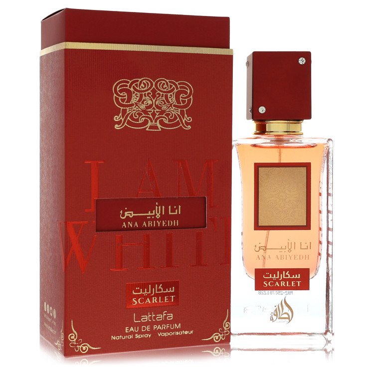 Ana Abiyedh I Am White Scarlet by Lattafa Eau De Parfum Spray (Unisex) 2.0 oz for Men by Avera Group