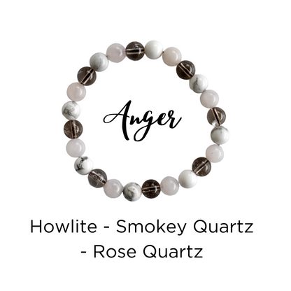 Release and Control ANGER Crystal Bracelet (Control Anger and Reduce Stress)  DestGlow