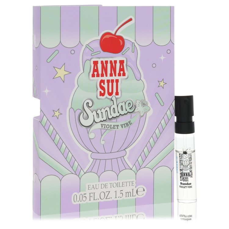 Anna Sui Sundae Violet Vibe by Anna Sui Vial (sample) .05 oz for Women 