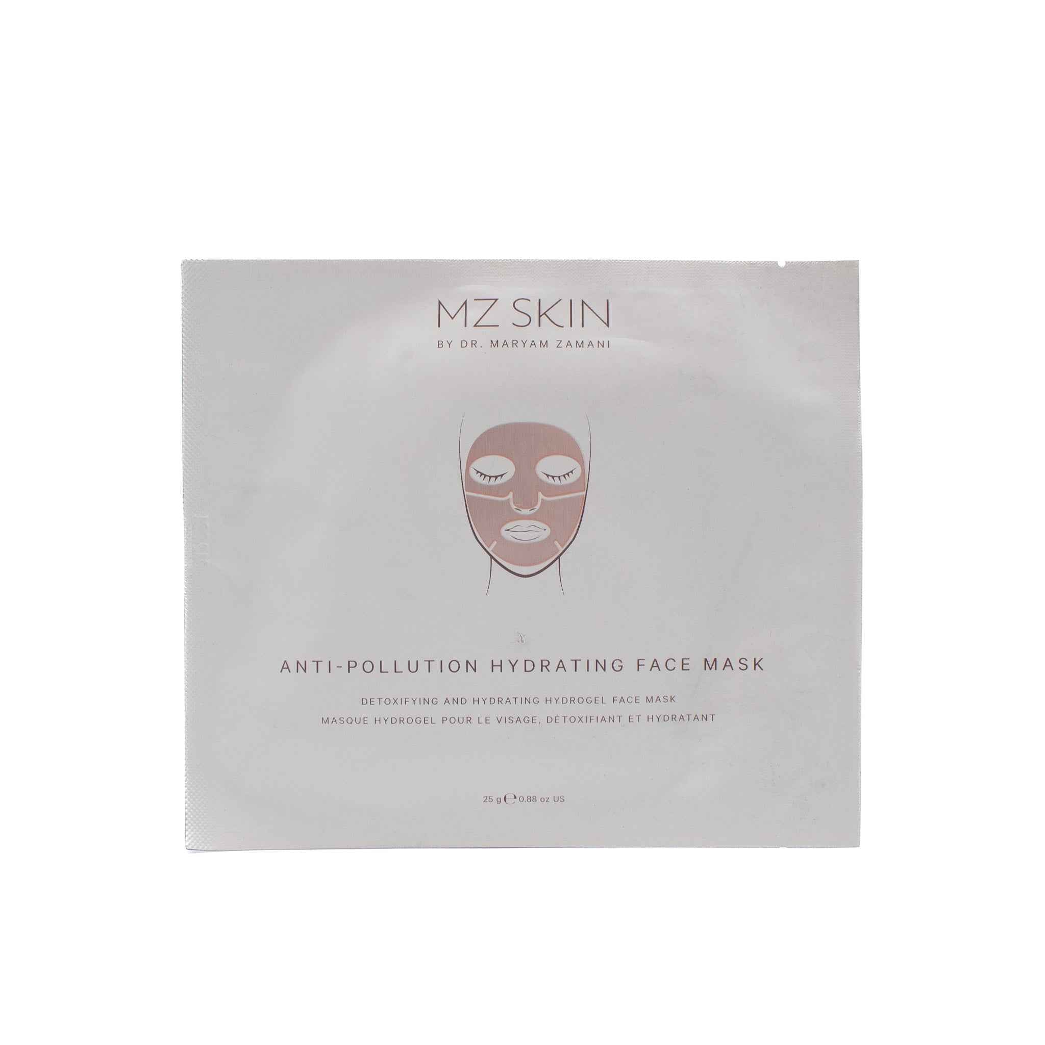 MZ SKIN Anti-Pollution Hydrating Face Mask 1 MASK 0.88oz - New