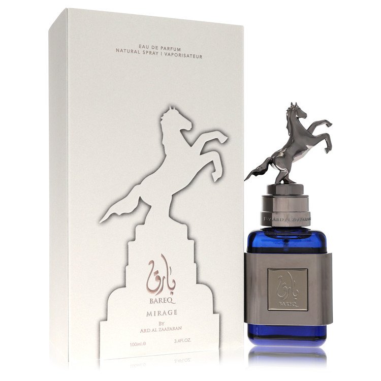 Ard Al Zaafaran Bareq Mirage by Al Zaafaran Eau De Parfum Spray (Unisex) 3.4 oz for Men 