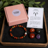 ARIES Zodiac Crystal Kit, Aries Birthstones Tumbled Stones Set, Aries Stones Gifts  DestGlow