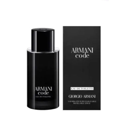 Armani Code By Giorgio Armani For Men 2.5 oz EDT Spray Refillable by perfumesandrea