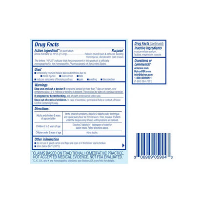 Boiron Arnicare Pain Relief Tablets, 60 Count by Pasteur Pharmacy