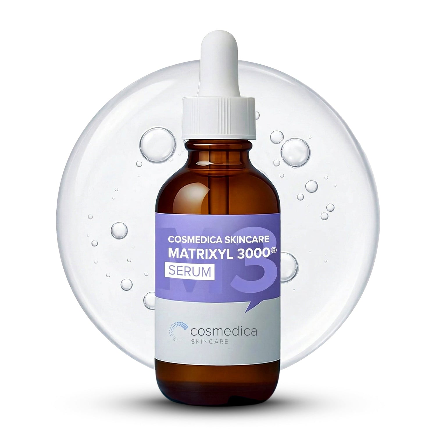 Cosmedica Skincare Matrixyl 3000 Peptide Serum with Hyaluronic Acid | Hydrating Lightweight Face Serum for Sensitive Skin | Firming Serum with Aloe Vera Vitamin E | 2oz by Cosmedica Skincare