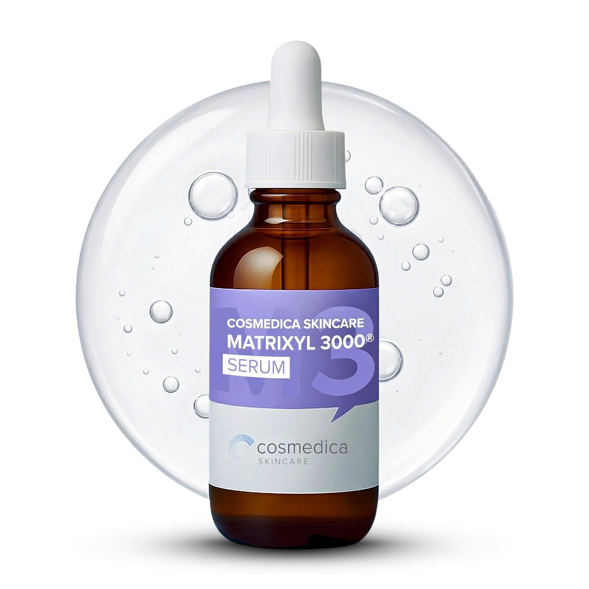 Cosmedica Skincare Matrixyl 3000 Peptide Serum with Hyaluronic Acid | Hydrating Lightweight Face Serum for Sensitive Skin | Firming Serum with Aloe Vera Vitamin E | 2oz by Cosmedica Skincare