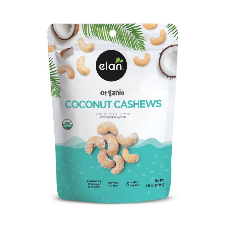 Coconut Cashews, Organic, Elan by Country Life Natural Foods