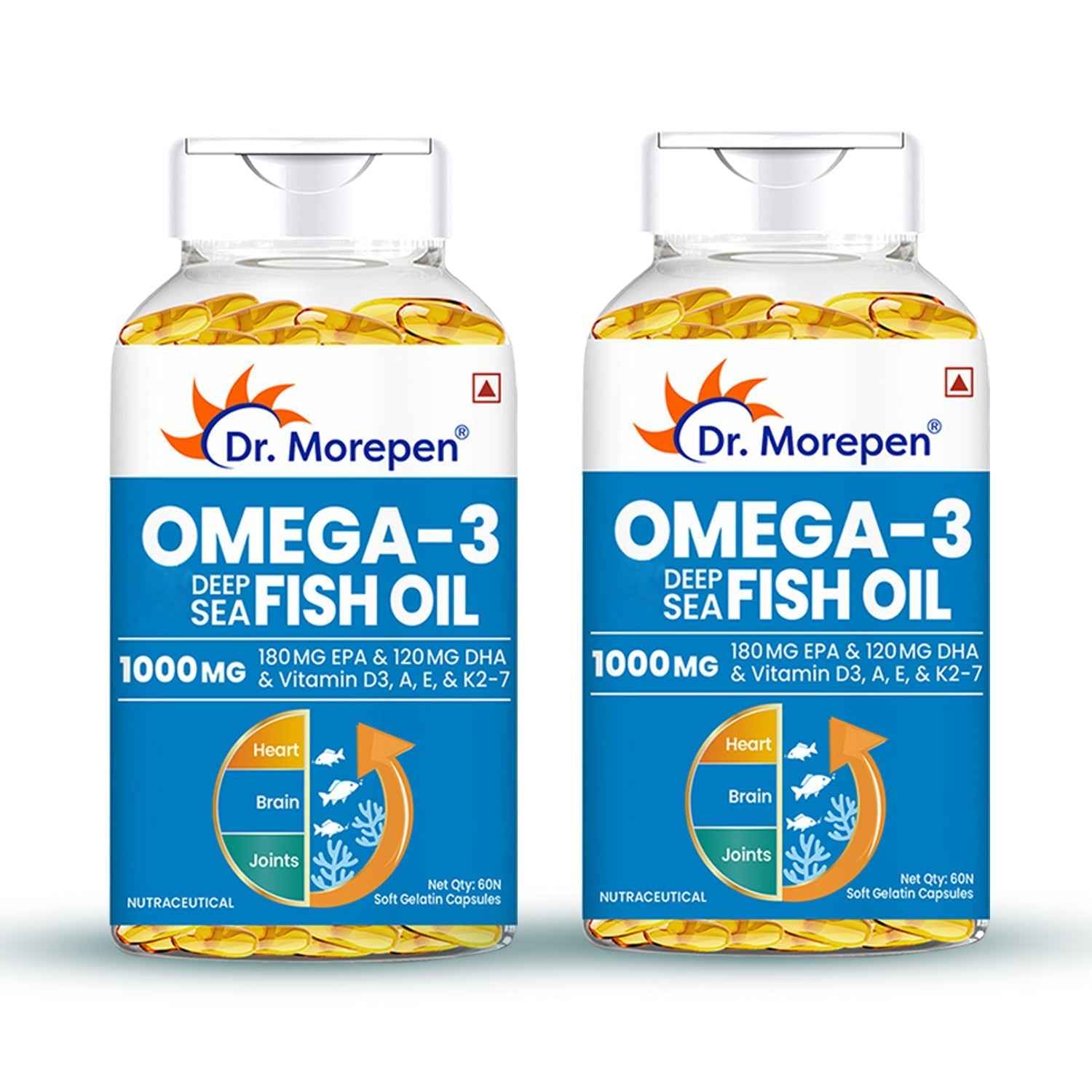 Dr Morpen Omega-3 1000Mg Deep Sea Fish Oil Softgel Capsules