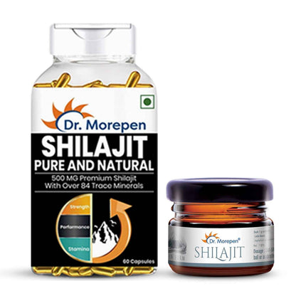 Dr Morpen Sj Resin &amp; Sj Capsules-Stamina &amp; Strength Booster/Mineral Rich Endurance Enhancer