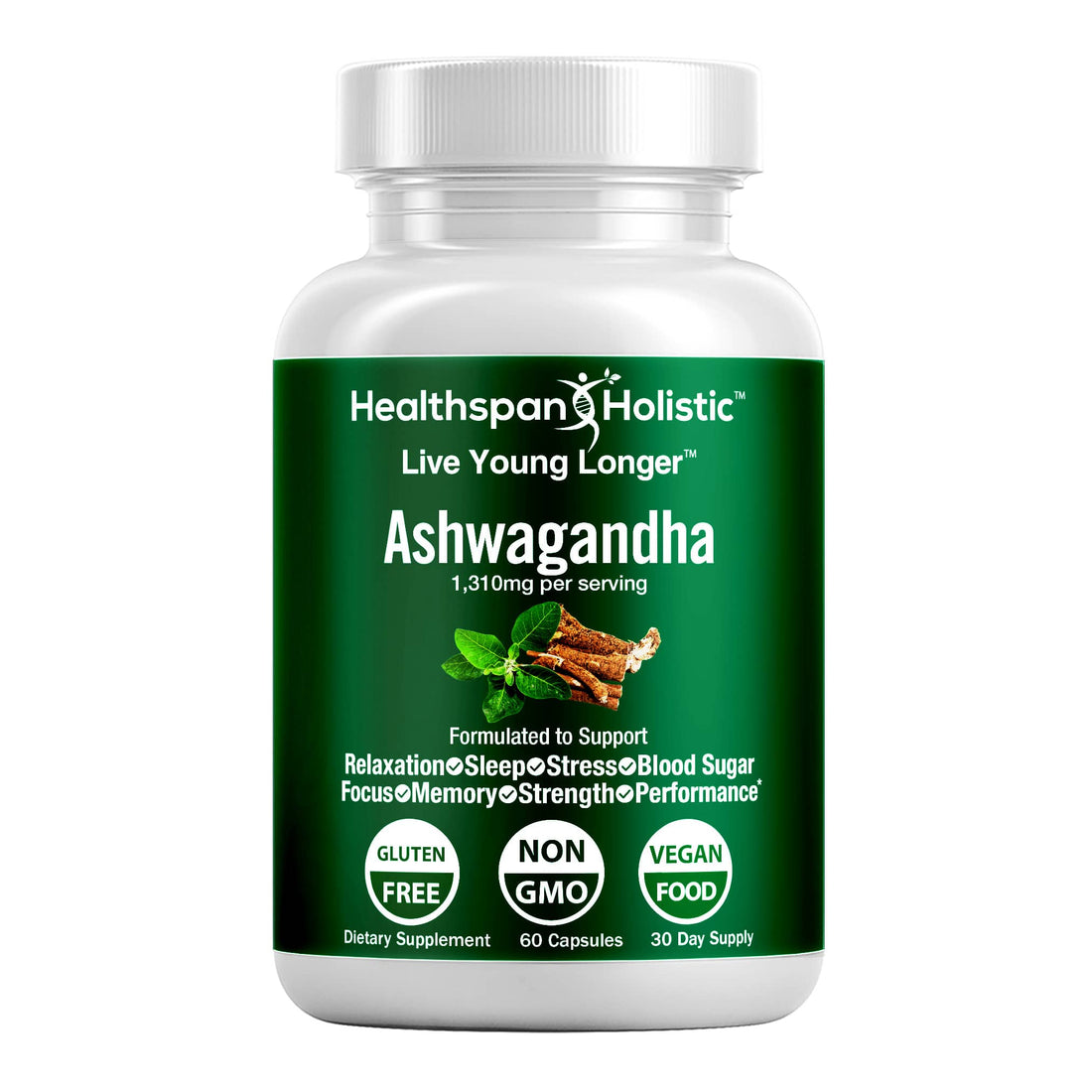 Organic Ashwagandha 60 Capsules