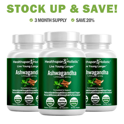 Organic Ashwagandha 60 Capsules