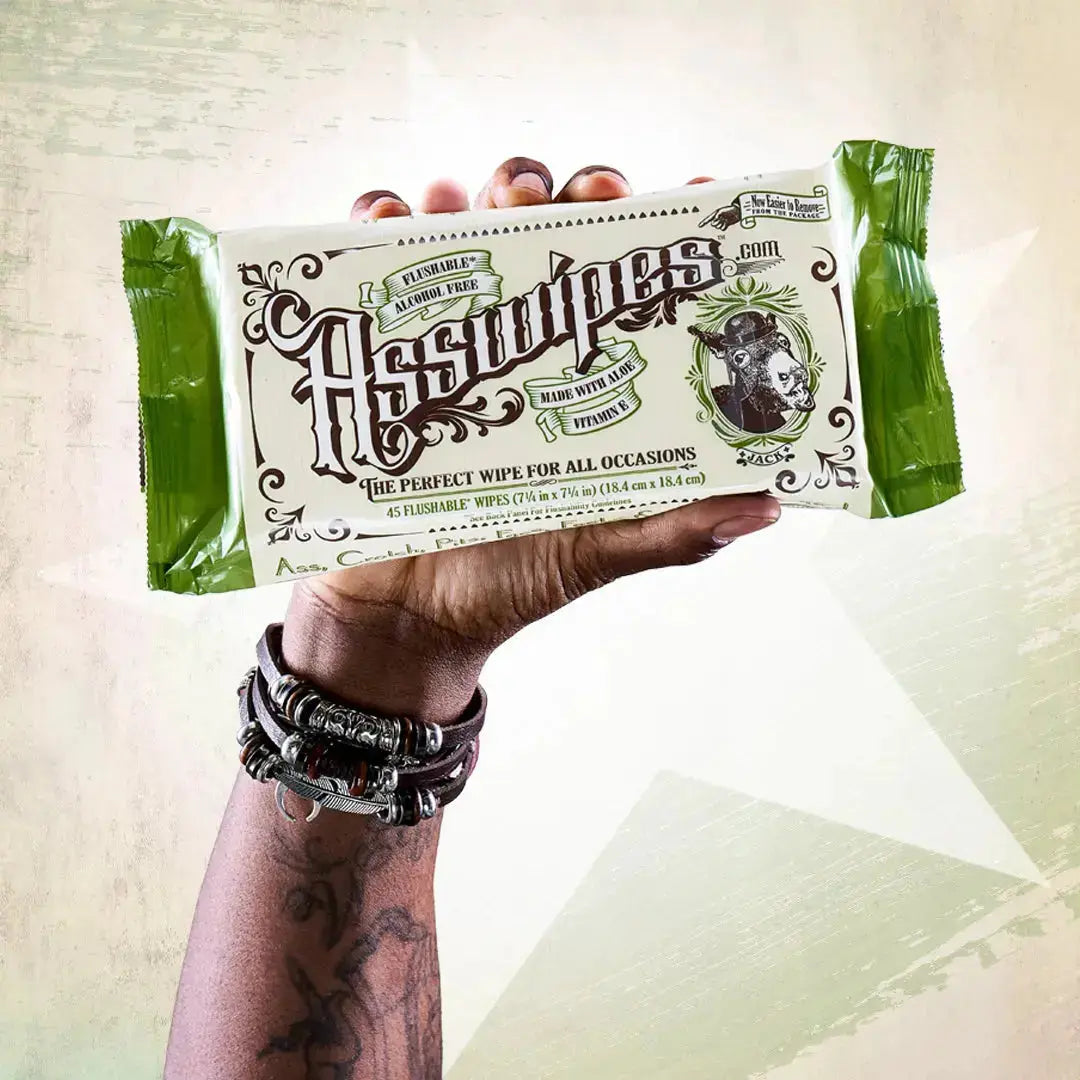Asswipes 45ct Flow Pack (select quantity) by Fresh Body FB®