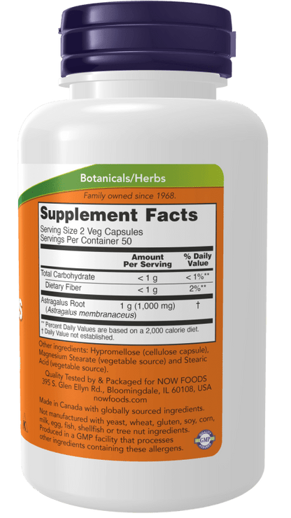 Astragalus 500mg by Country Life Natural Foods