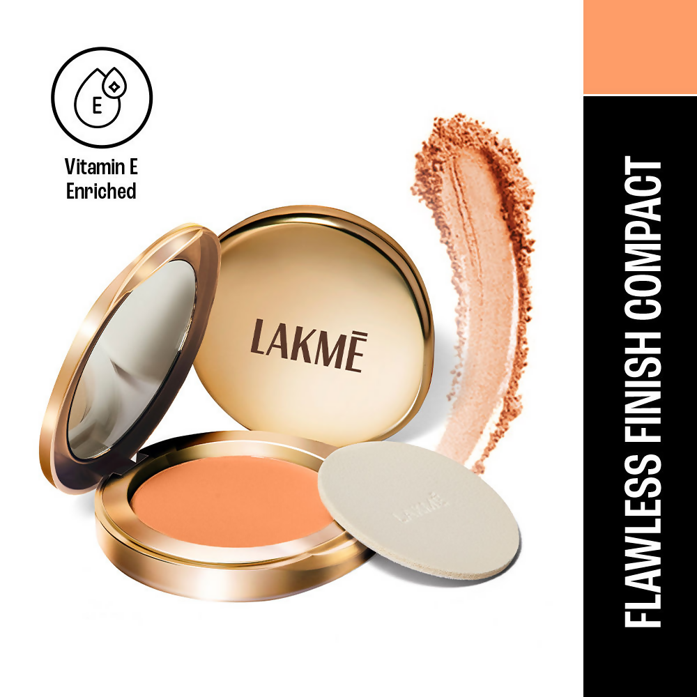 Lakme 9 To 5 Powerplay Matte Compact - Apricot