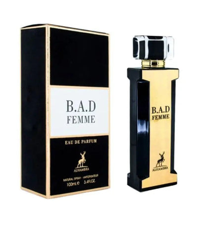 B.A.D Femme By Maison Alhambra 3.4 oz Eau De Parfum Spray by perfumesandrea