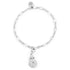 Snowman 0.2ct CZ Holiday Charm Bracelet