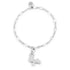 Rudy 0.25ct CZ Reindeer Charm Bracelet