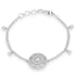 .5 Ct Bracelet with Interlocking Circles and CZ