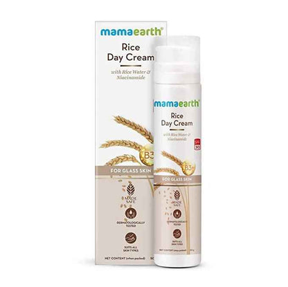 Mamaearth Rice Day Cream With Rice Water &amp; Niacinamide