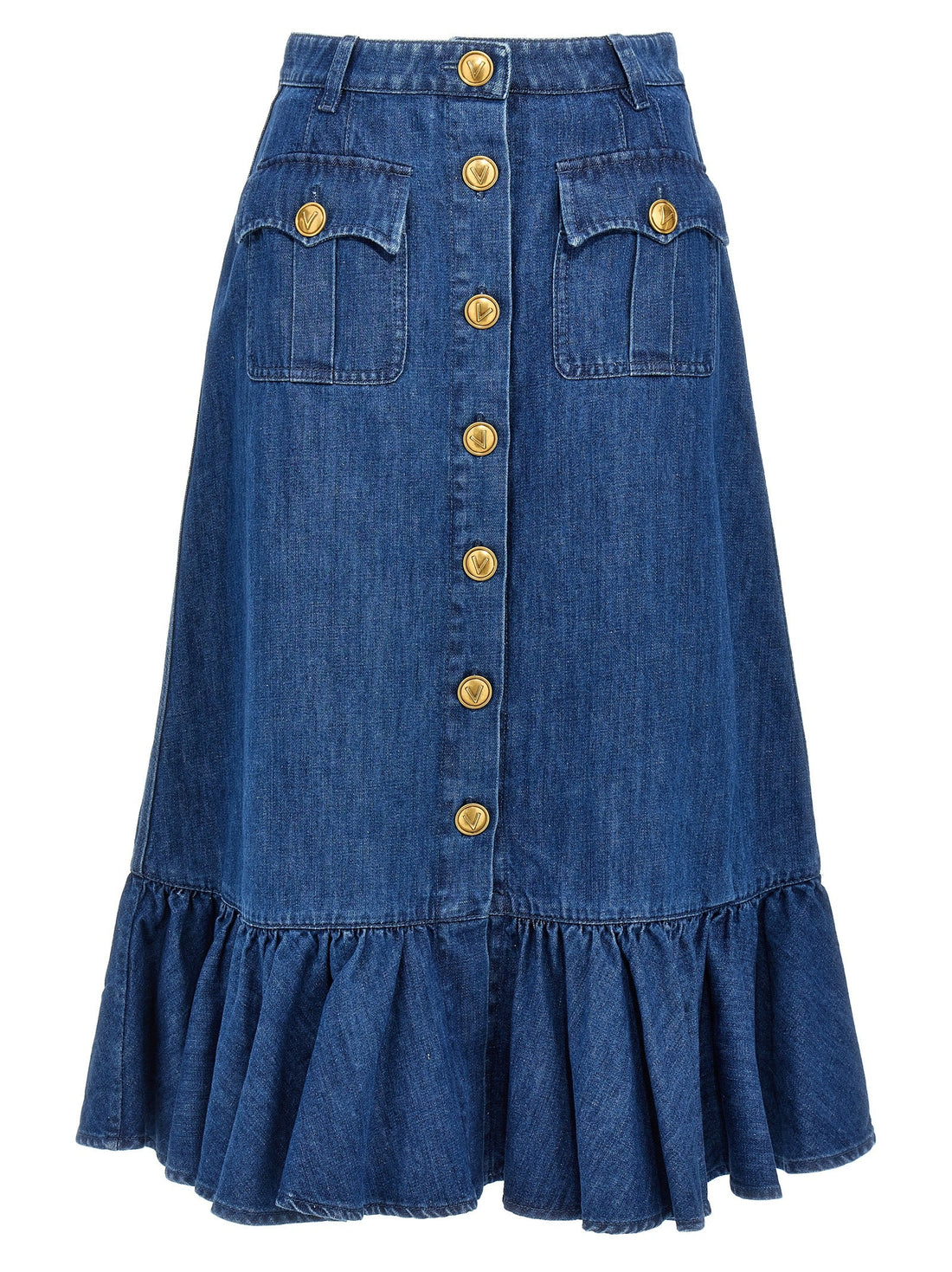 Valentino Garavani Women Valentino Garavani Denim Skirt by Luosophy