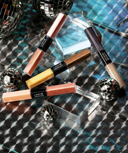 Lakme Absolute Explore Liquid Eye Shadow - Blackstar Gold &amp; Karat Gold