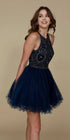 CLEARANCE - Nox Anabel B652 Short Dress Poofy A-Line Tulle Skirt (Size Small) by DiscountDressShop