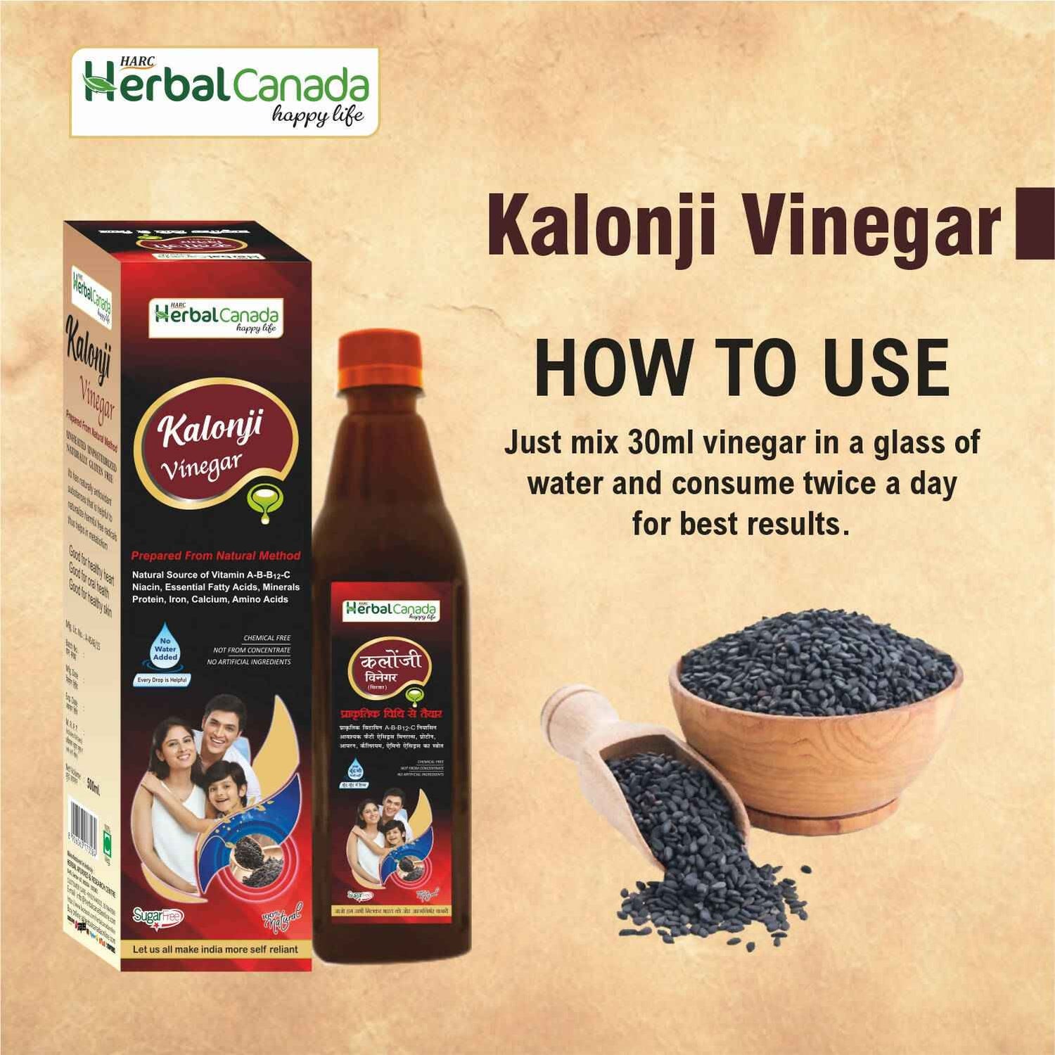 Herbal Canada Kalonji Vinegar