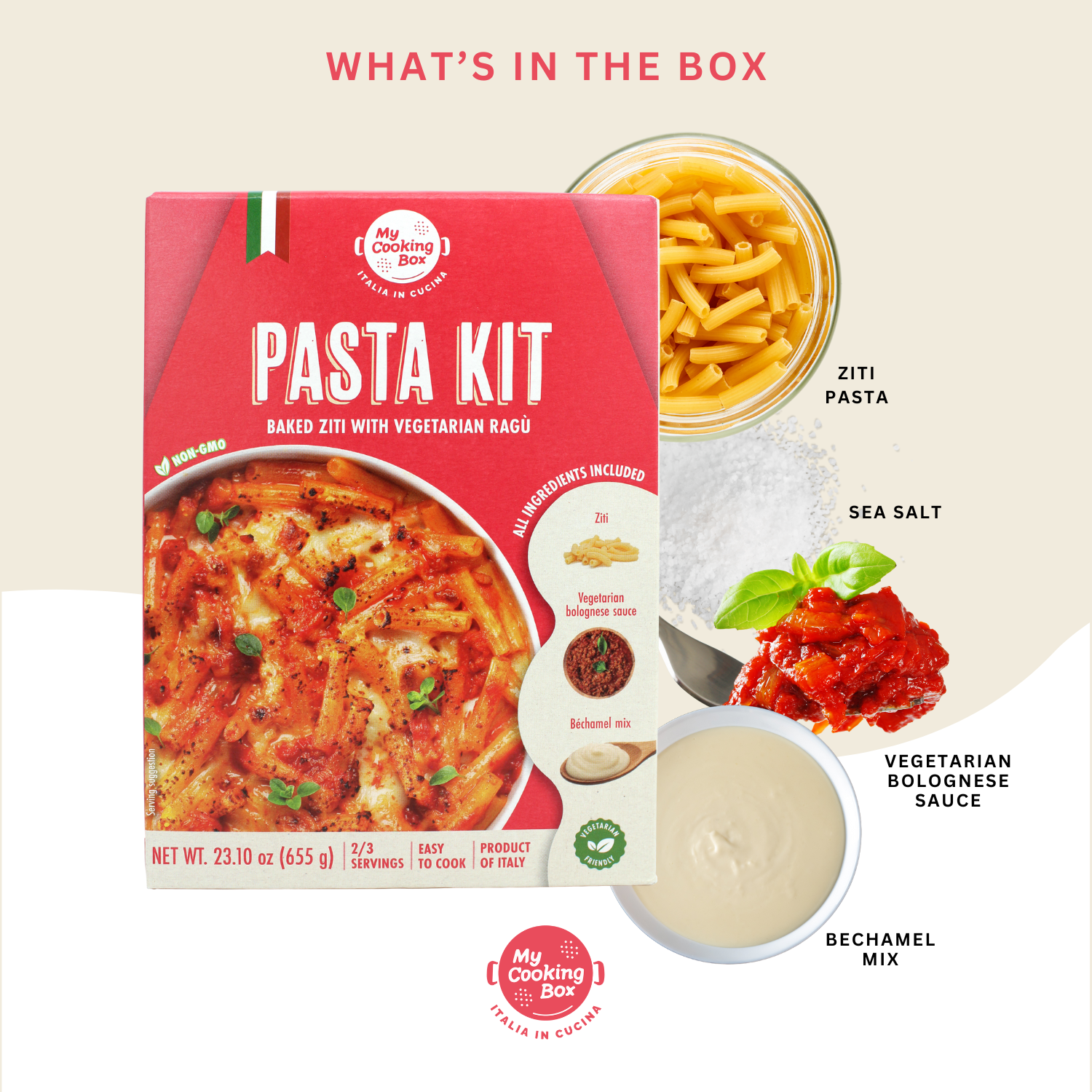 My Cooking Box,  Baked Ziti Pasta Kit