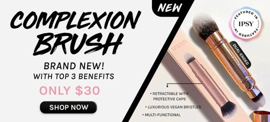Dual-Ended Retractable Complexion Brush (Featured in IPSY) by Chica Beauty