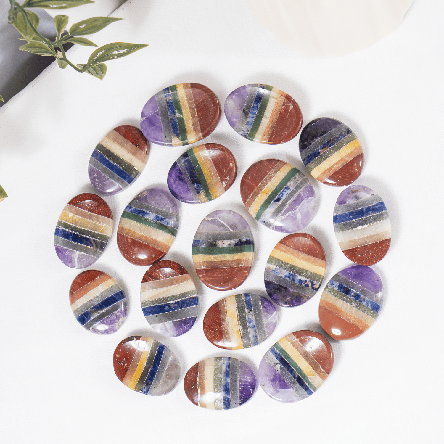 Chakra Bonded Pocket Stones.  DestGlow