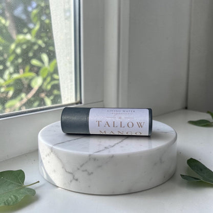 Tallow and Mango Lip Balm by Living Water Organics