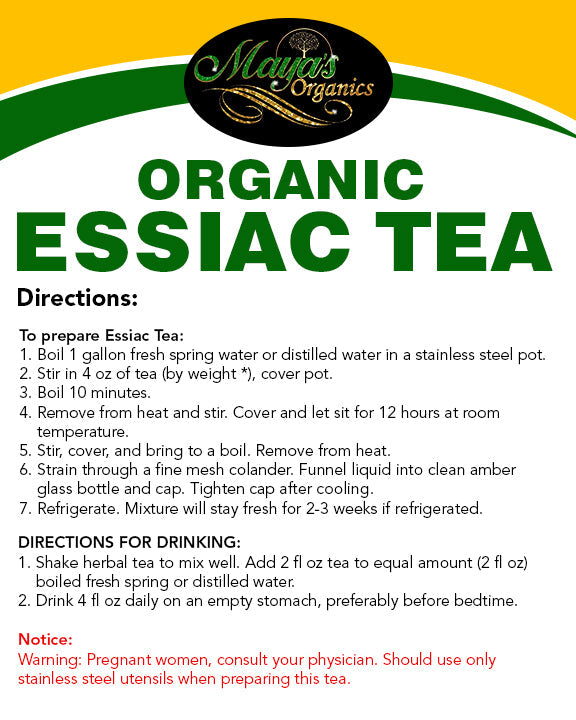 Essiac Tea – Herbal Detox &amp; Immune Support Cleanse | Natural Liver , Blood &amp; Colon Cleanser by Seamoss depot