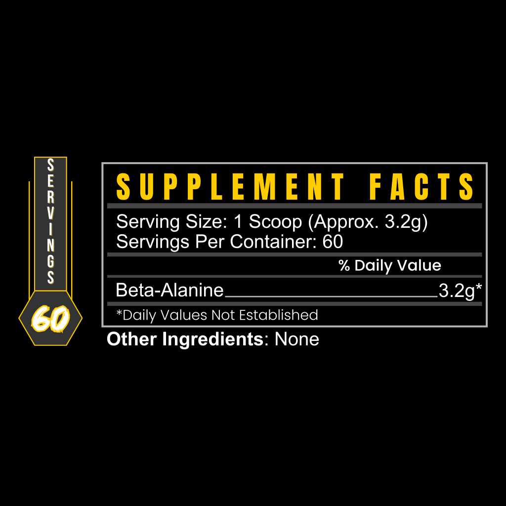 BETA-ALANINE by BLACKLABEL Supplements
