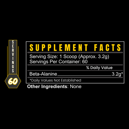 BETA-ALANINE by BLACKLABEL Supplements