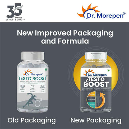 Dr. Morepen Testo Boost For Men | Increases Energy Stamina &amp; Muscle Growth