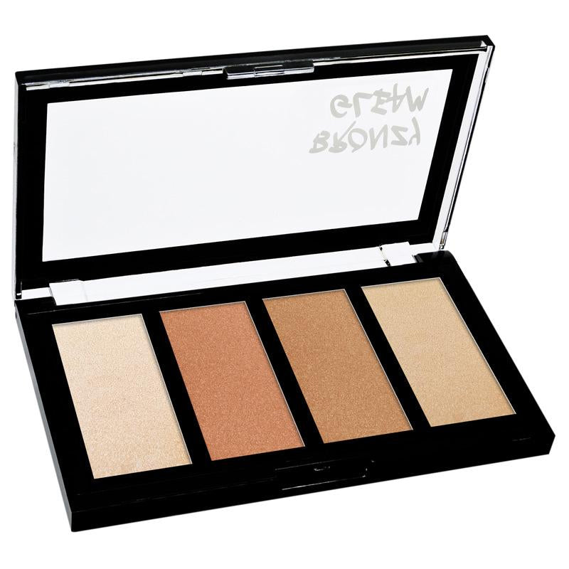 KLEANCOLOR 3D Highlighter Palette - Bronzy Gleam 