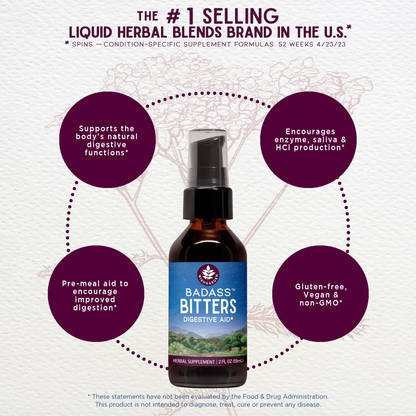 Badass Bitters Digestive Aid by WishGarden Herbs