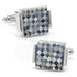 Floating Mother of Pearl Checkered Cufflinks by Cufflinks.com